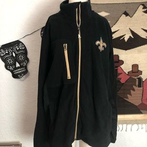 Men’s New Orleans Saints zip up fleece